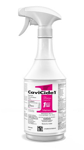 CaviCide1 Surface Disinfectant Cleaner, 24 Ounce Trigger Spray Bottle