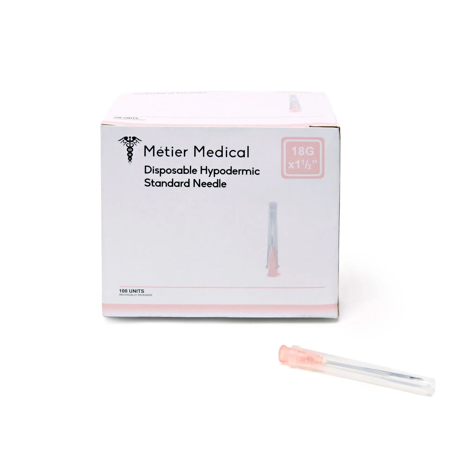 Hypodermic Needle - Multiple Sizes - 100/bx