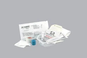 IV Start Kit, Includes: 2 3/8" x 2 3/4" Dressing, 2" x 2" 4-Ply Gauze, 1ml Chloraprep, 0.75" x 18" Transparent Tape, 0.75" x 18" Rolled Blue Tourniquet, 100/cs