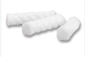 Richmond Cotton Rolls 1-1/2" 2000/Bx Braided NS. Small diameter (5/16")