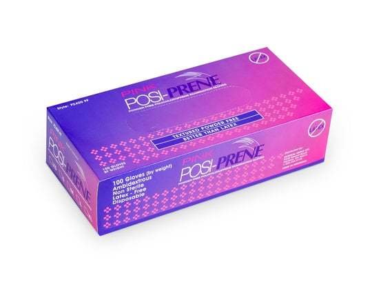 Polychloroprene Exam Gloves, Posi-Prene Powder Free, 12bx/cs