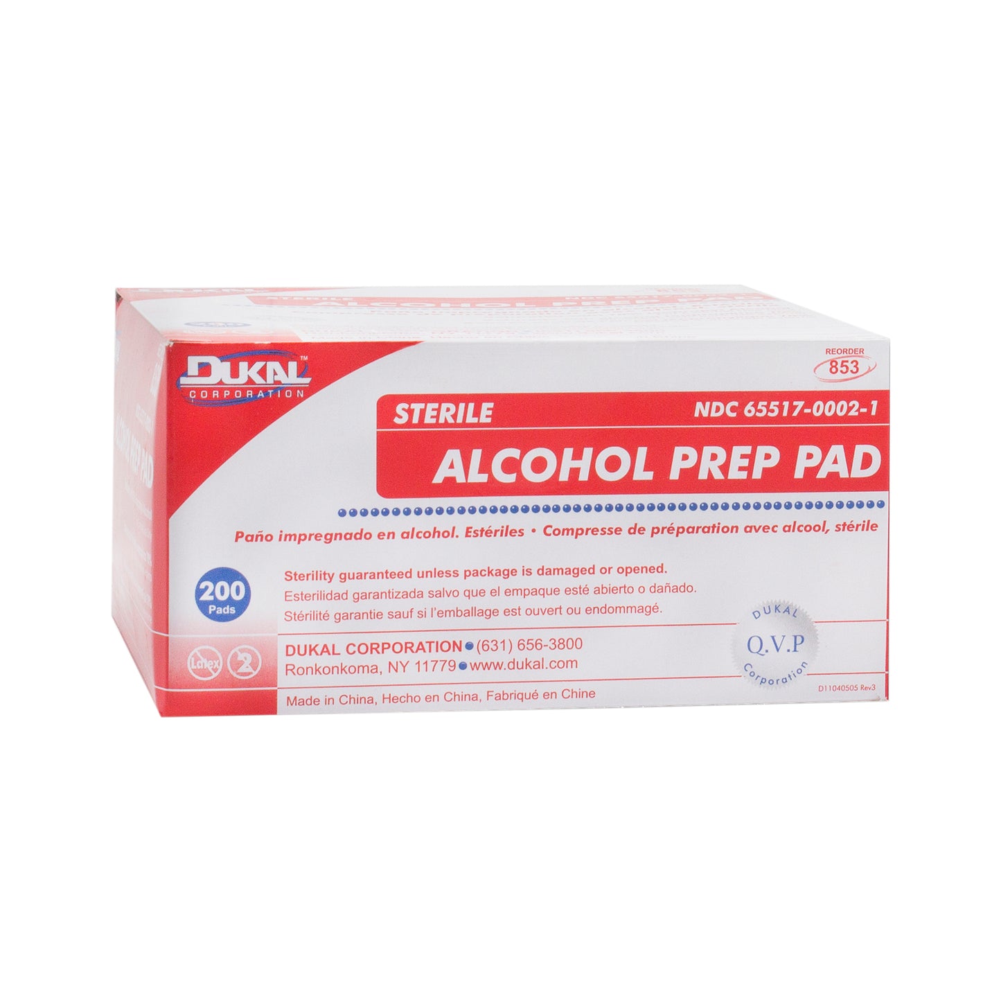 Alcohol Pads - 2-ply - Sterile