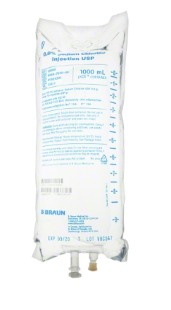 Sodium Chloride 0.9% 1000ml Iv Bag Each