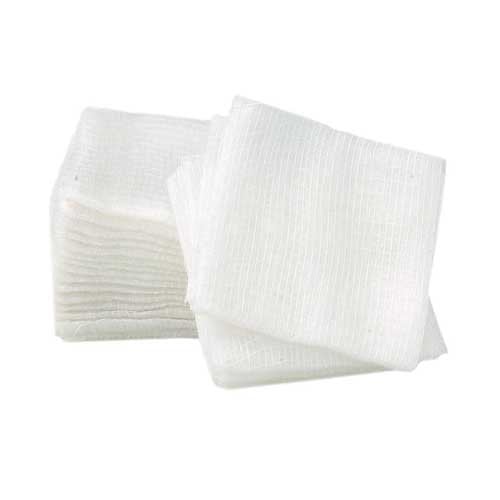 Gauze 2" x 2", 4-Ply, Non-Woven Cotton Sponge, (5000 cs)