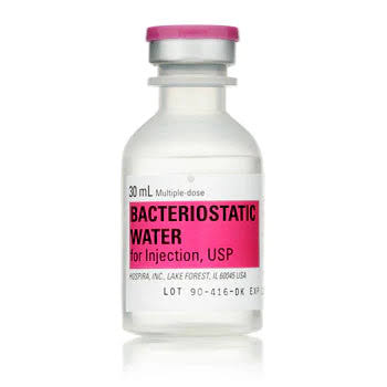Bacteriostatic Water 30mL Sterile 25/Pack