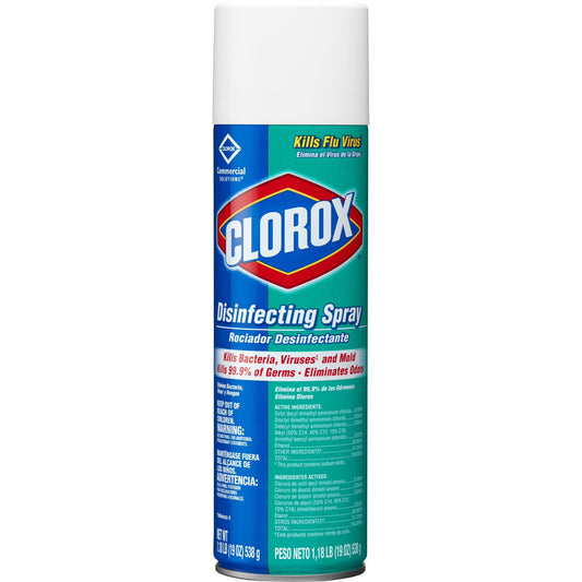 Clorox Disinfectant Spray Aerosol 19oz 12/cs