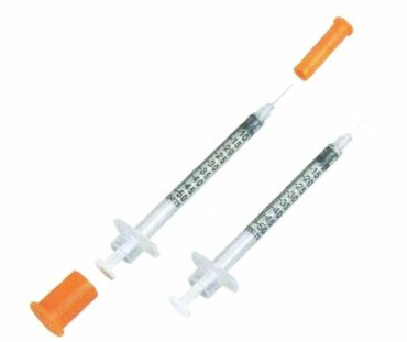 Insulin Syringe & Needle, 31G x 5/16", 1/2cc, 10/bg, 10 bg/bx, 5 bx/cs (Price per Box of 100)
