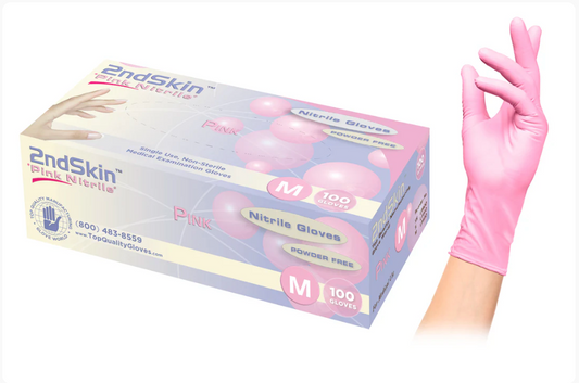 2nd Skin - Nitrile Gloves (100 per box) 10 per case