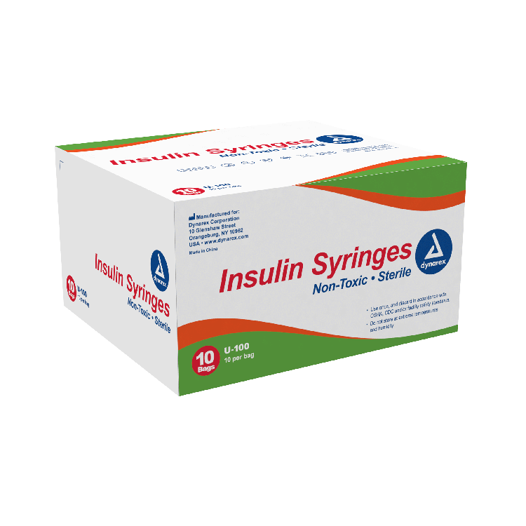 Syringe Insulin Individual Wrapped NonSterile 1cc