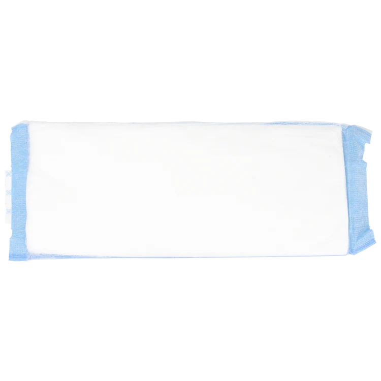 Panty Liners, Sq End w/ Adhesive Tab, 4 x 11, 10/25/cs