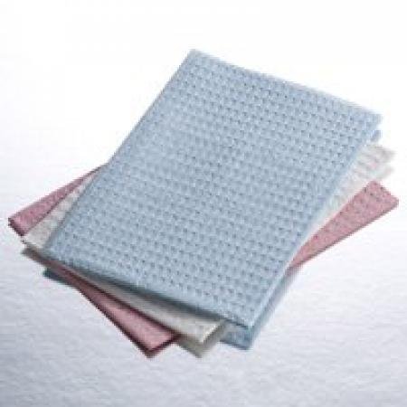 Dental Bib, 13" x 18", 2-Ply Paper + 1-Ply Poly, 500/cs - Value