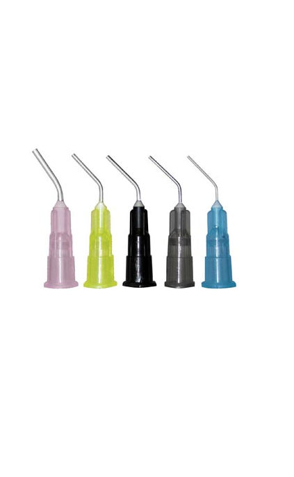 PRE-BENT DISPENSING TIPS (Etch), 18-25 Gauge 100/bg